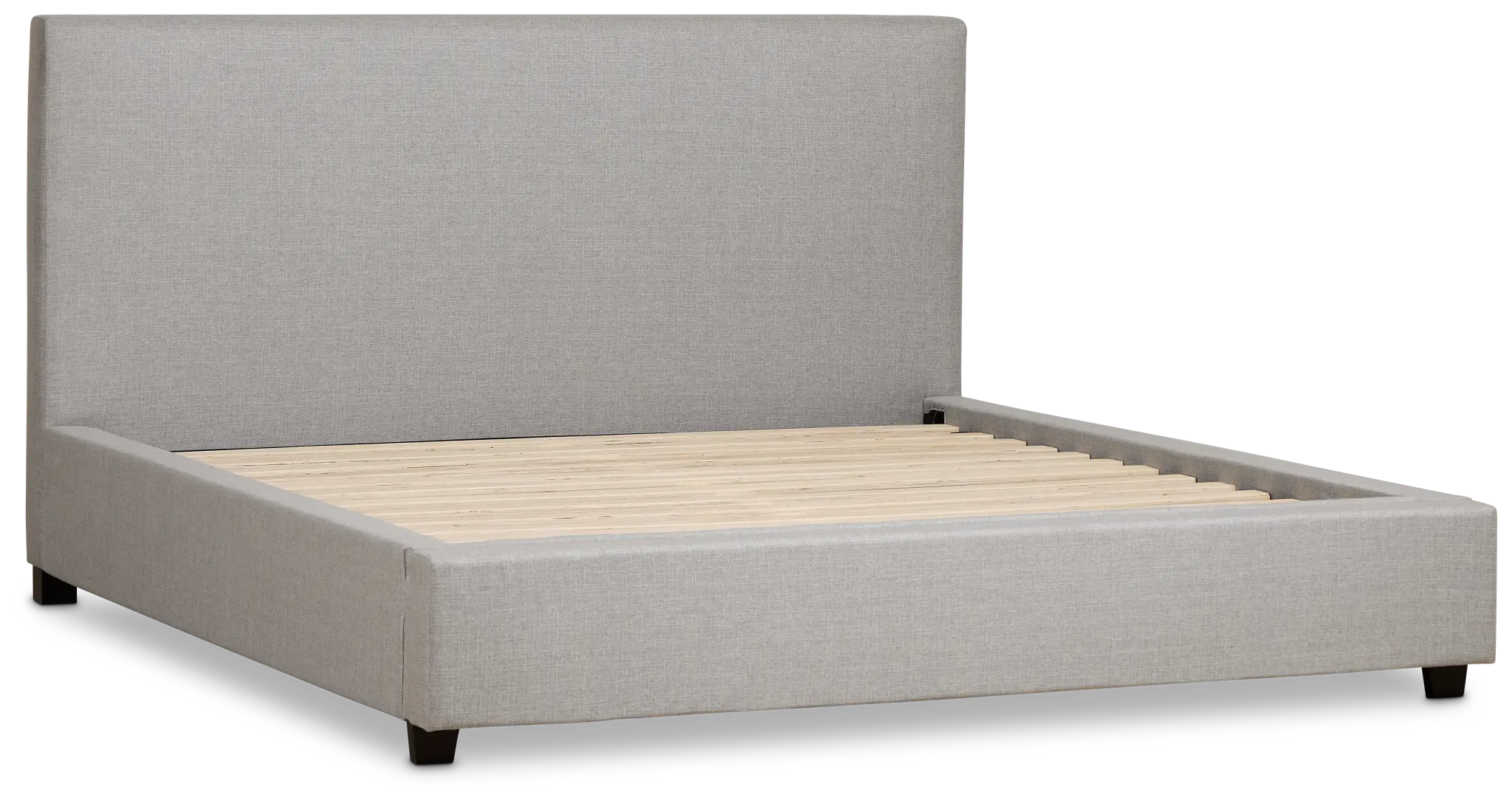 Monica Light Gray Uph Platform Bed Monica Light Gray Uph Platform Bed