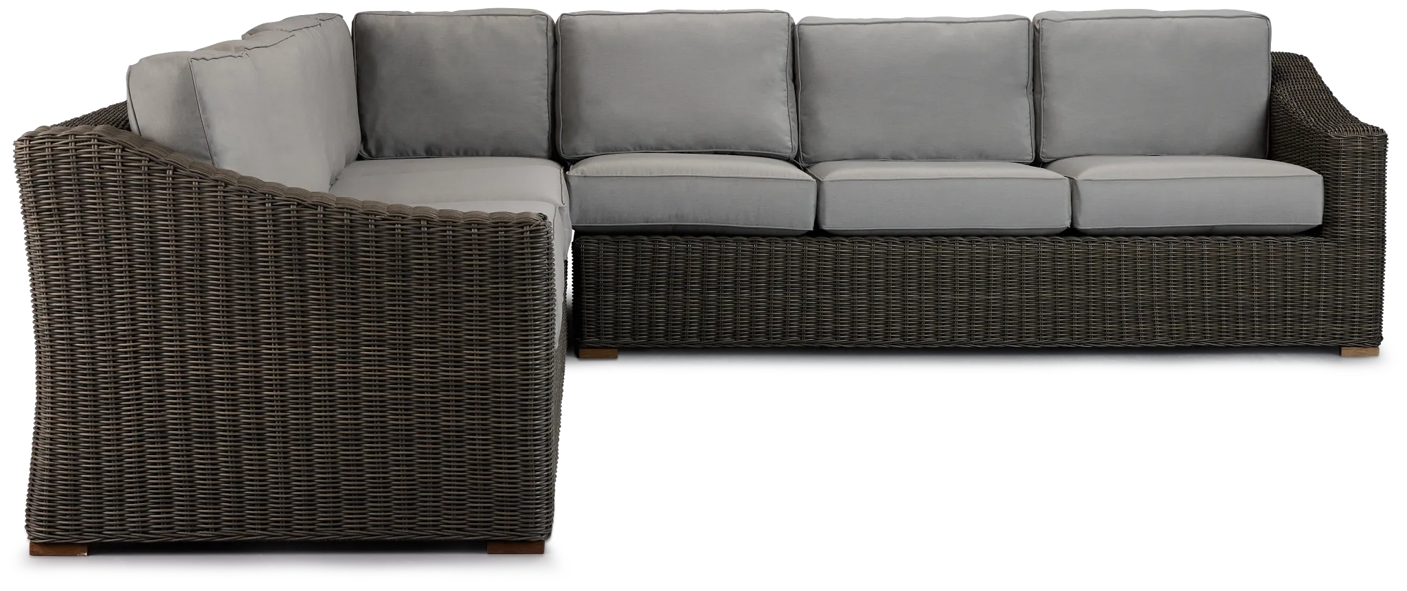 Canyon Gray Large Two-arm Sectional