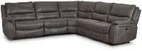 Dober Dark Gray Micro Small Two-arm Power Reclining Sectional