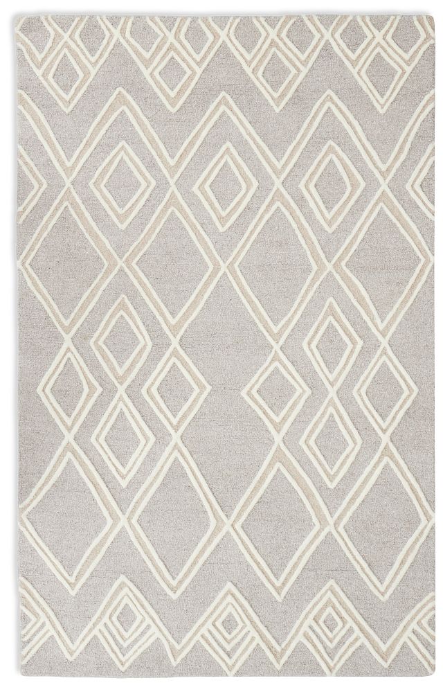 Montal Light Gray 8x10 Area Rug