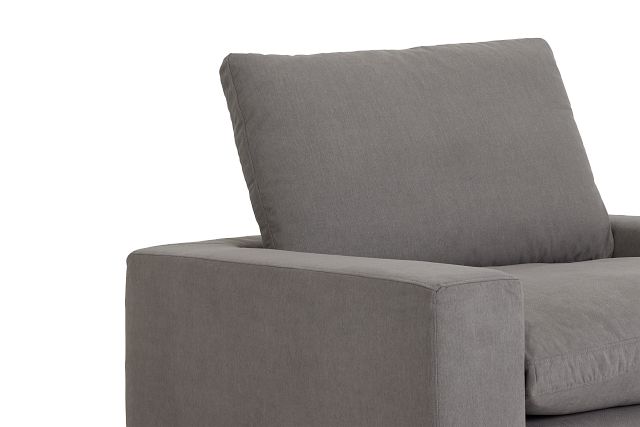 Nixon Light Gray Fabric Chair