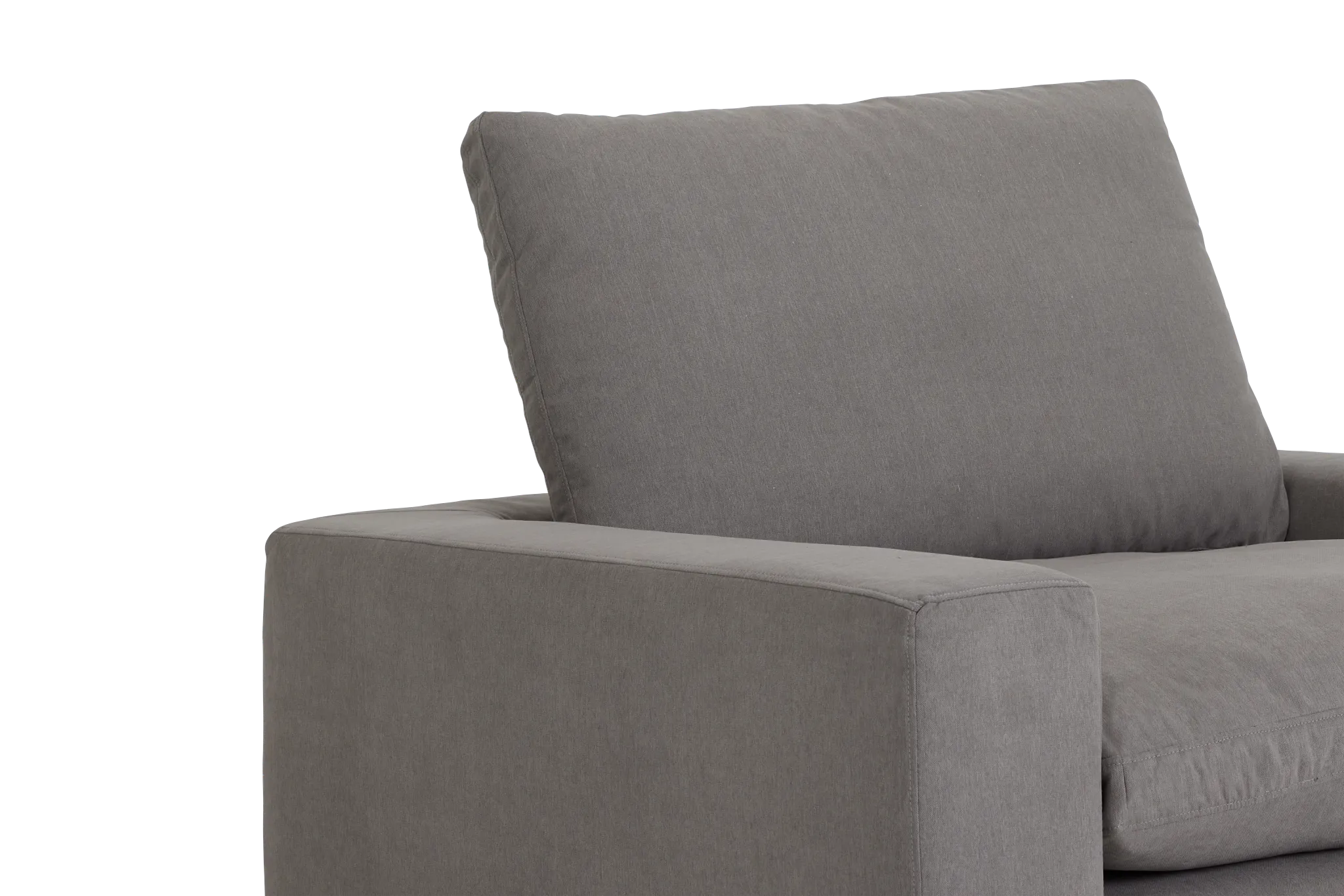 Nixon Light Gray Fabric Chair