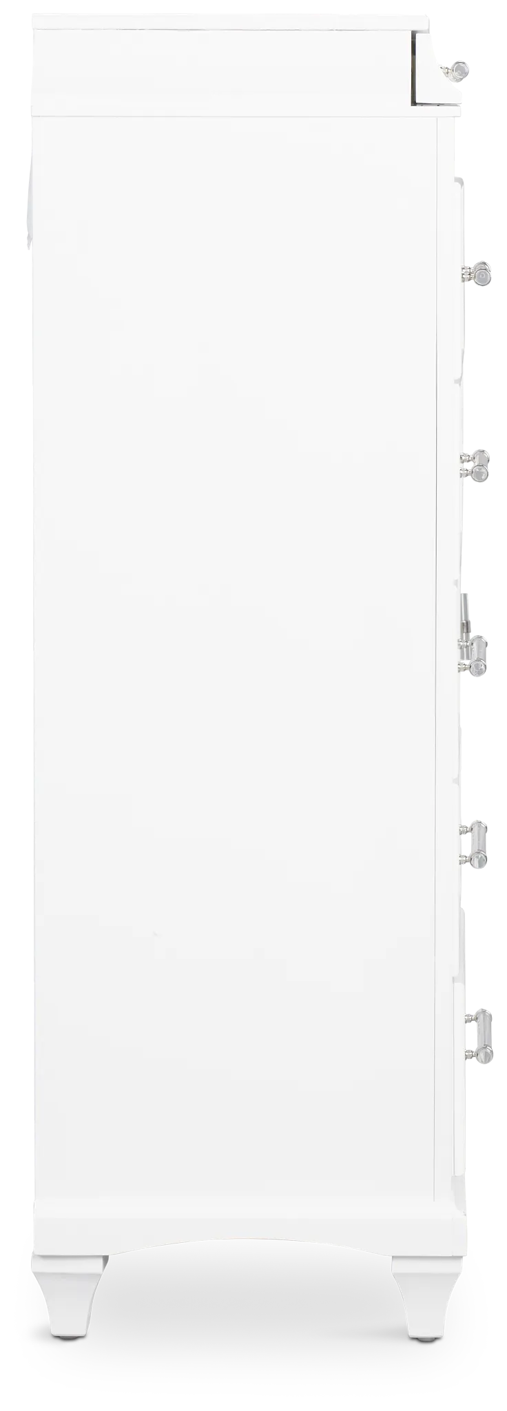 Milan White Door Chest