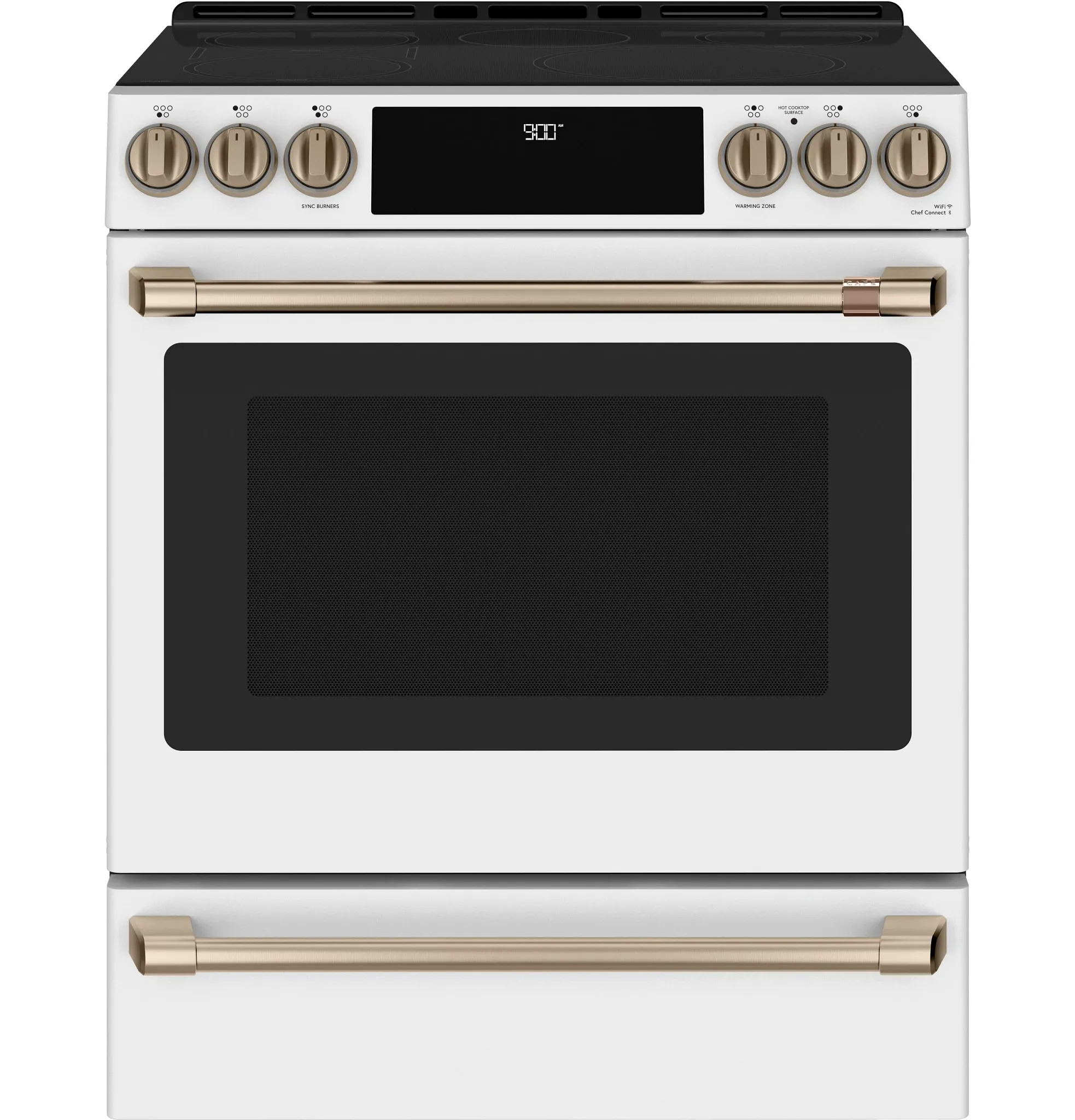 Cafe 900 Series White 30" Electric Range