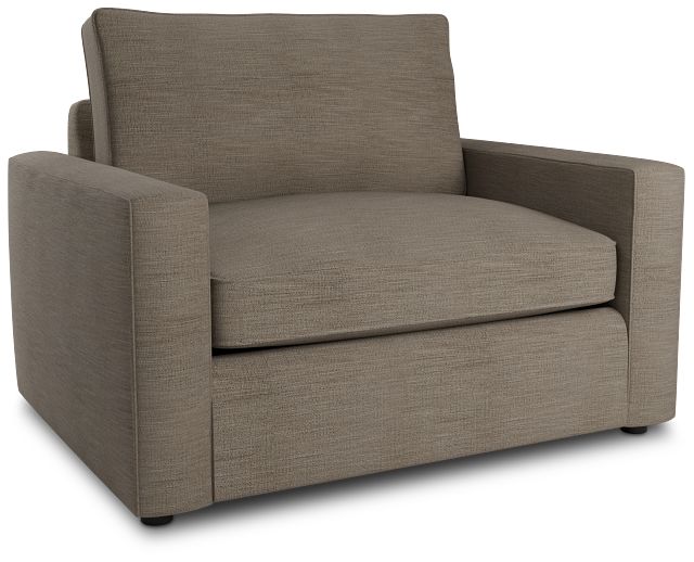 Siesta Victory Taupe Fabric Memory Foam Sleeper