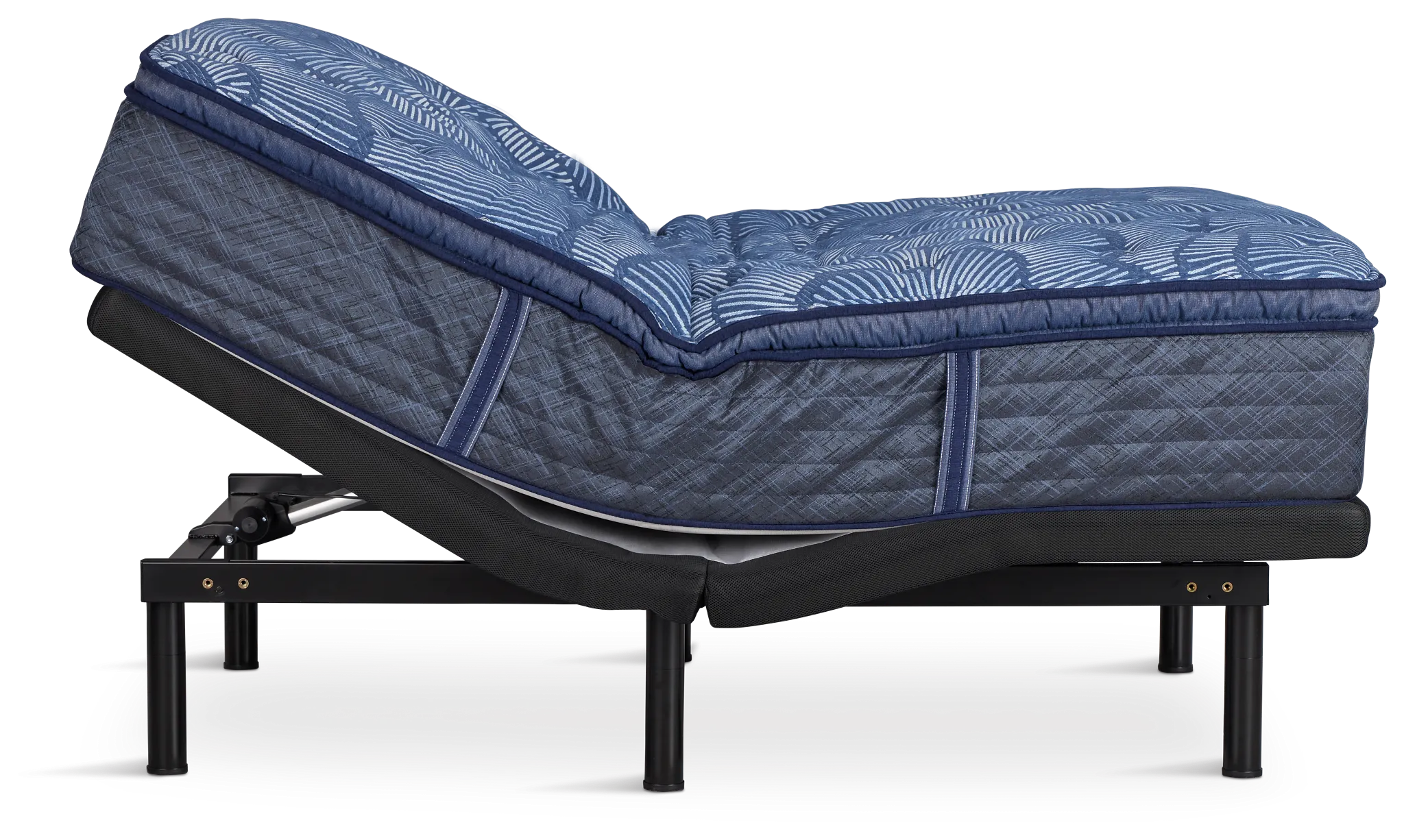 Serta Perfect Sleeper Cobalt Calm Plush Plus Adjustable Mattress Set