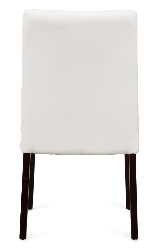 Tito White Upholstered Side Chair