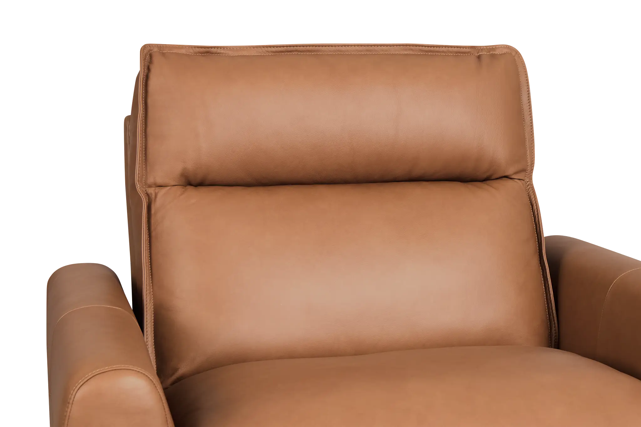 Edison Medium Brown Lthr/vinyl Power Recliner With Power Headrest Edison Medium Brown Lthr/vinyl Power Recliner With Power Headrest