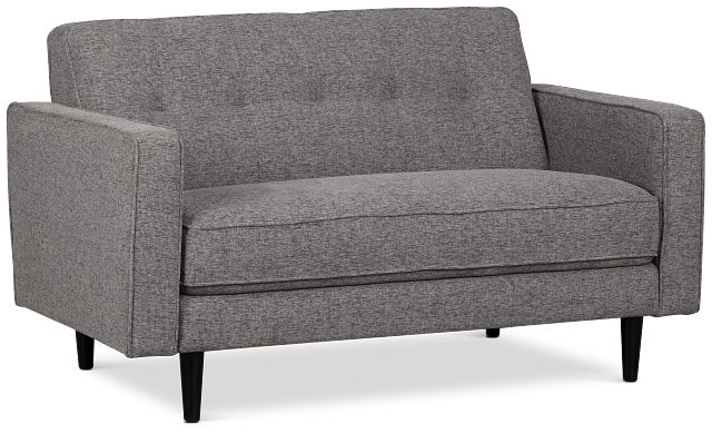Milo Gray Fabric Loveseat