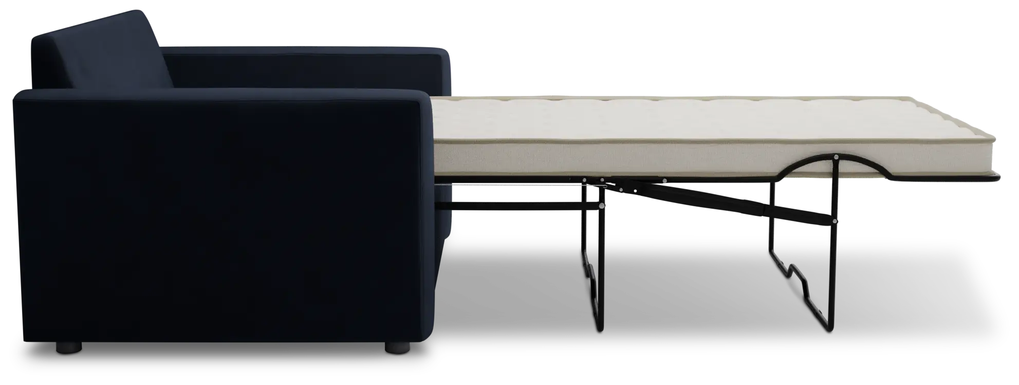 Siesta Joya Dark Blue Fabric Innerspring Sleeper Siesta Joya Dark Blue Fabric Innerspring Sleeper