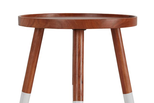 Daisy Mid Tone Round End Table