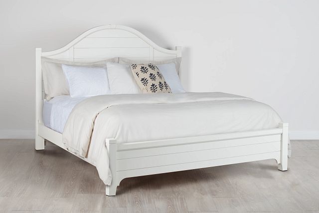 Bungalow Ivory Arched Panel Bed