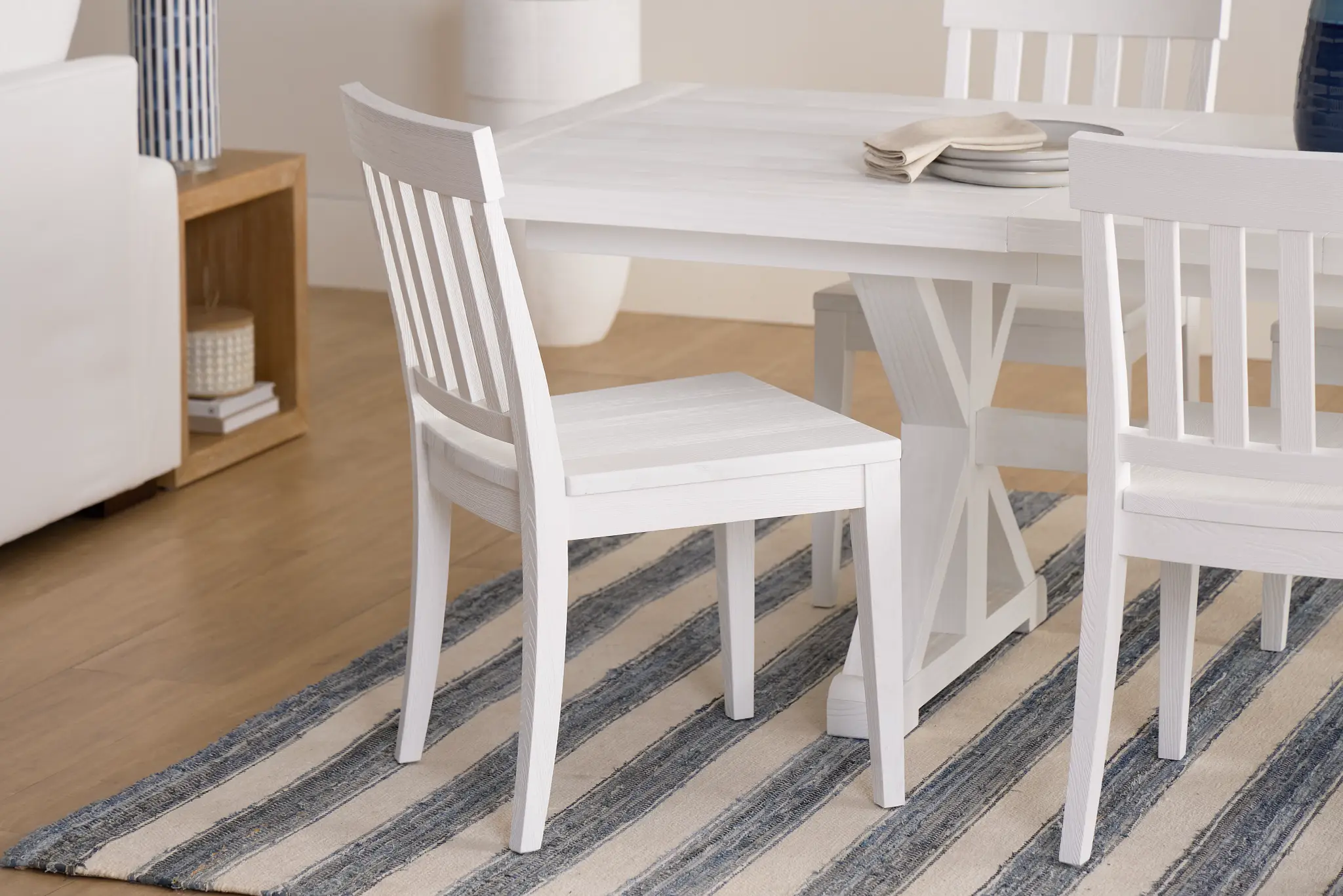 Nantucket White Pine Wood Side Chair Nantucket White Pine Wood Side Chair