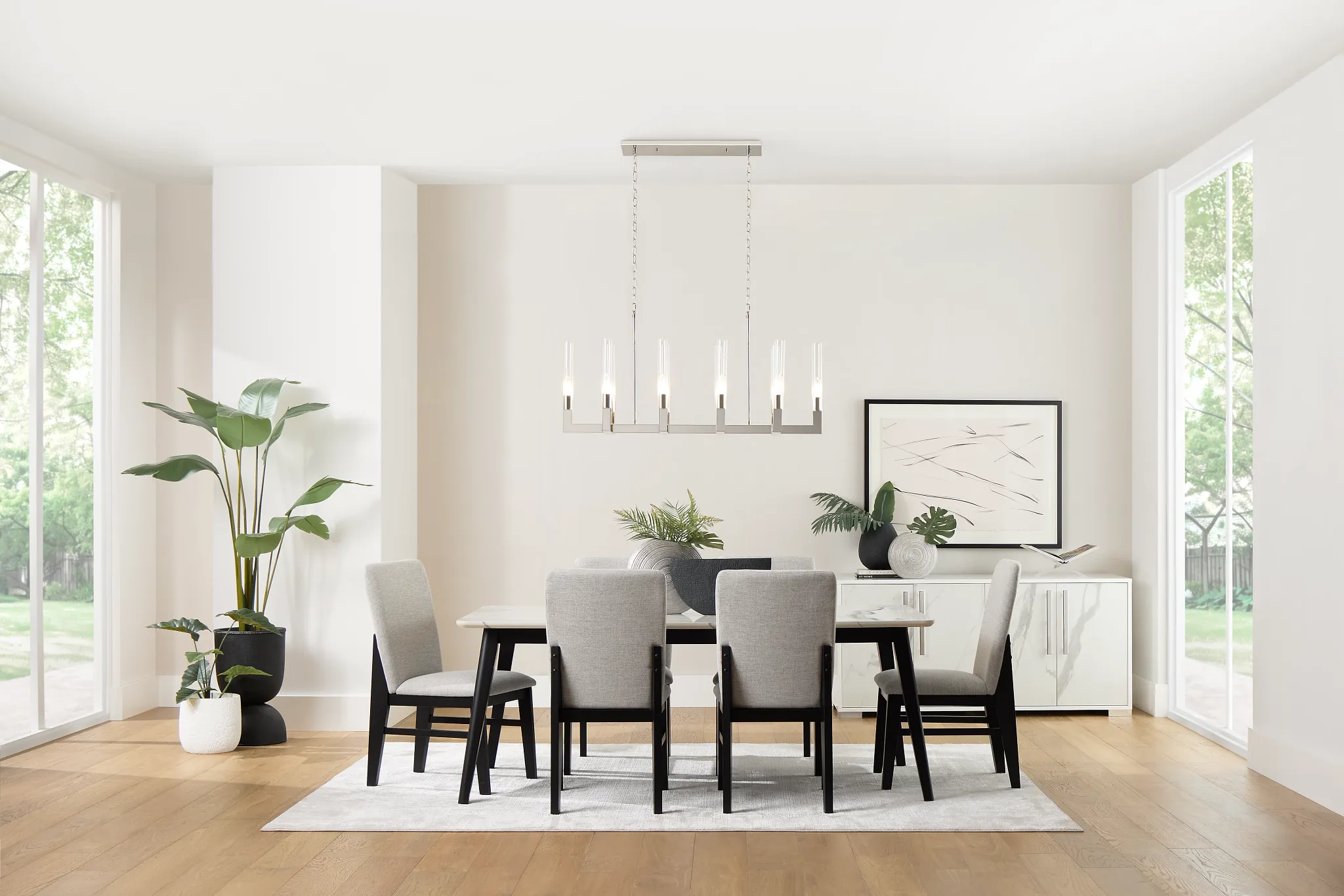 Riverdale Black Rectangular Table