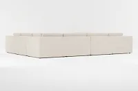 Destin Suave Beige Fabric 8-piece Modular Sectional