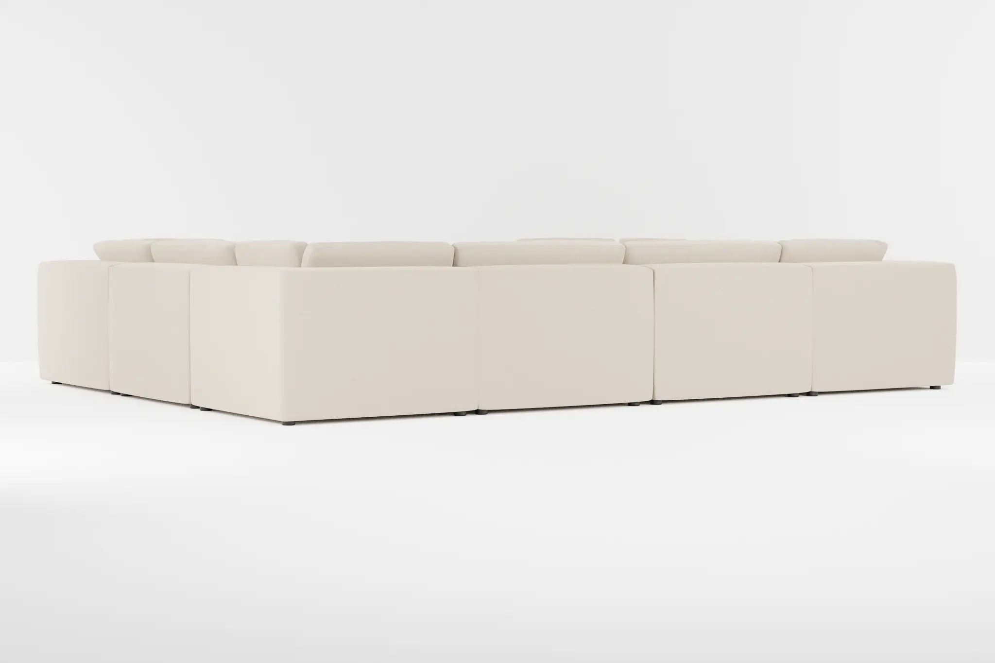 Destin Suave Beige Fabric 8-piece Modular Sectional Destin Suave Beige Fabric 8-piece Modular Sectional