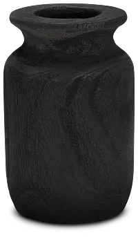 Elza Black 6" Vase