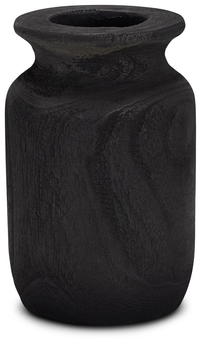 Elza Black 6" Vase