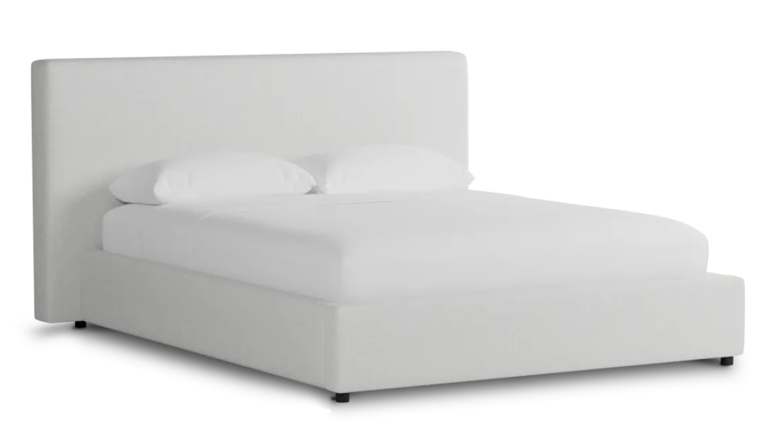 Grayton Elite Ivory 44" Upholstered Platform Bed