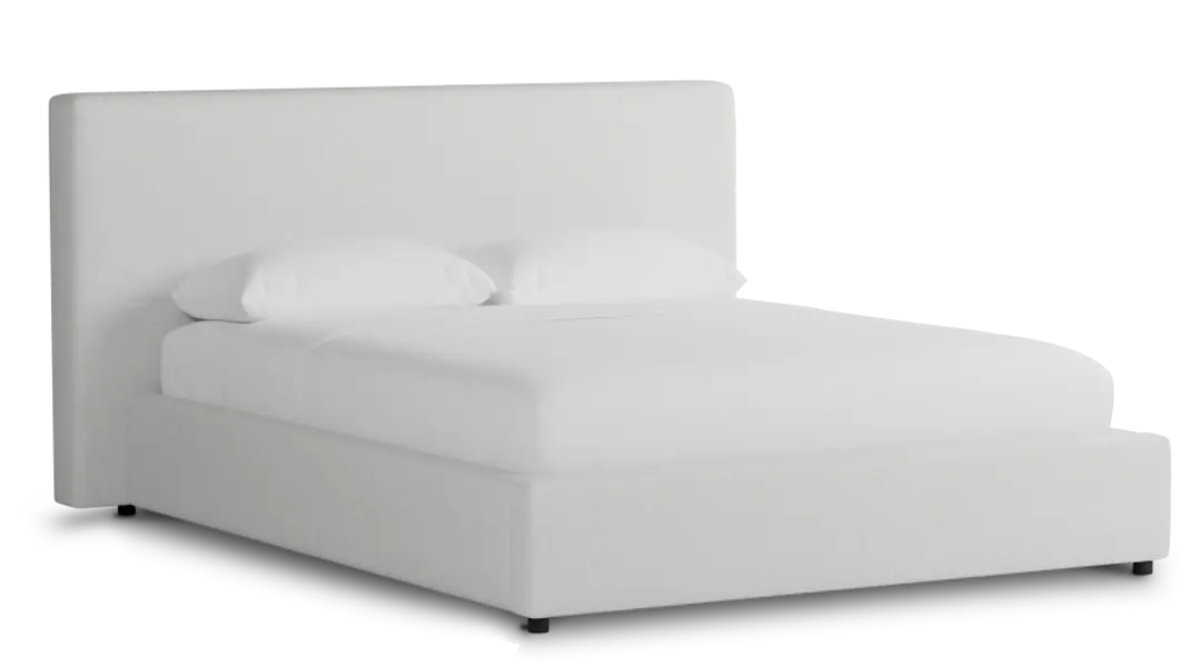 Grayton Elite Ivory 44" Upholstered Platform Bed Grayton Elite Ivory 44" Upholstered Platform Bed