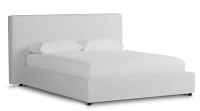 Grayton Elite Ivory 44" Upholstered Platform Bed