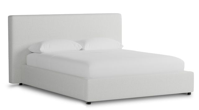 Grayton Elite Ivory 44" Upholstered Platform Bed