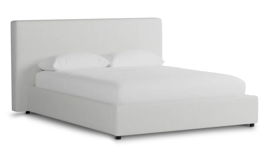 Grayton Elite Ivory 44" Upholstered Platform Bed