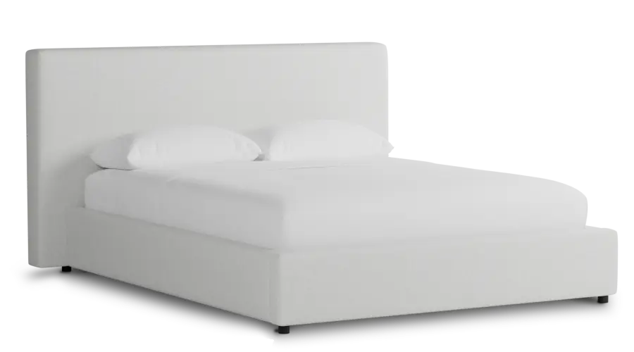 Grayton Elite Ivory 44" Upholstered Platform Bed Grayton Elite Ivory 44" Upholstered Platform Bed