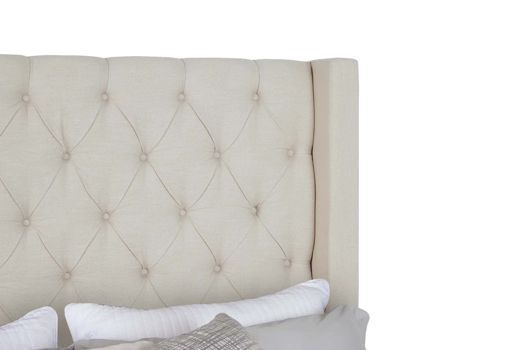 Lacey Beige Uph Platform Bed Lacey Beige Uph Platform Bed