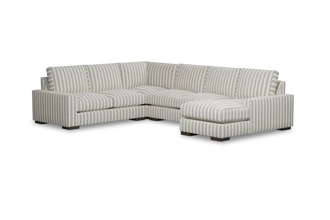 Edgewater Sea Lane Dark Gray Medium Right Chaise Sectional