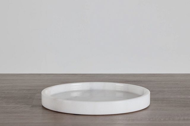 Idaho White Marble Tray