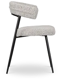 Brela Light Gray Upholstered Side Chair