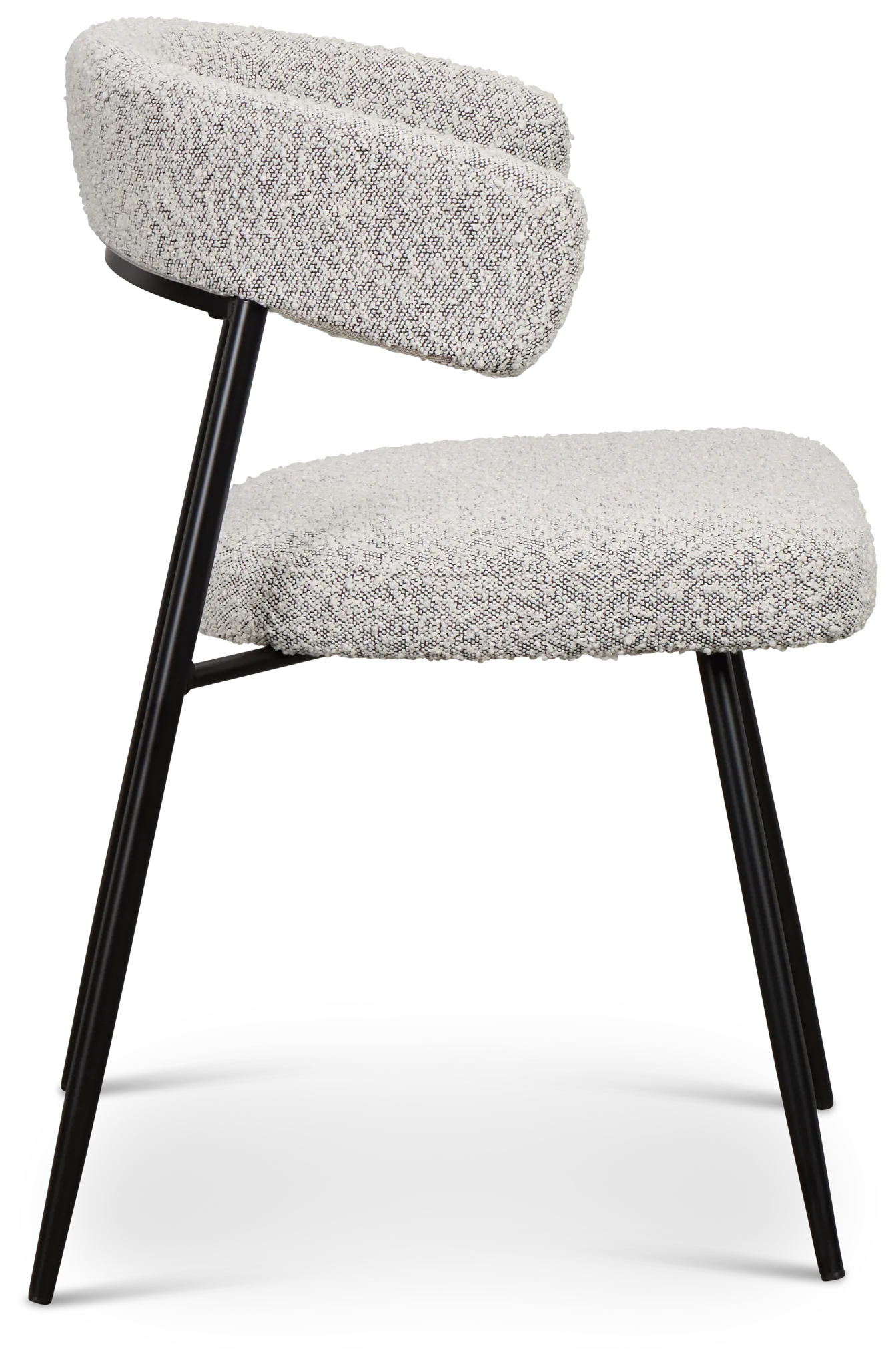 Brela Light Gray Upholstered Side Chair