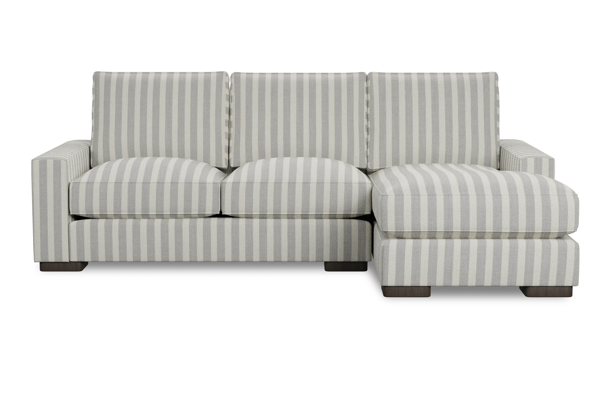 Edgewater Sea Lane Light Gray Right Chaise Sectional