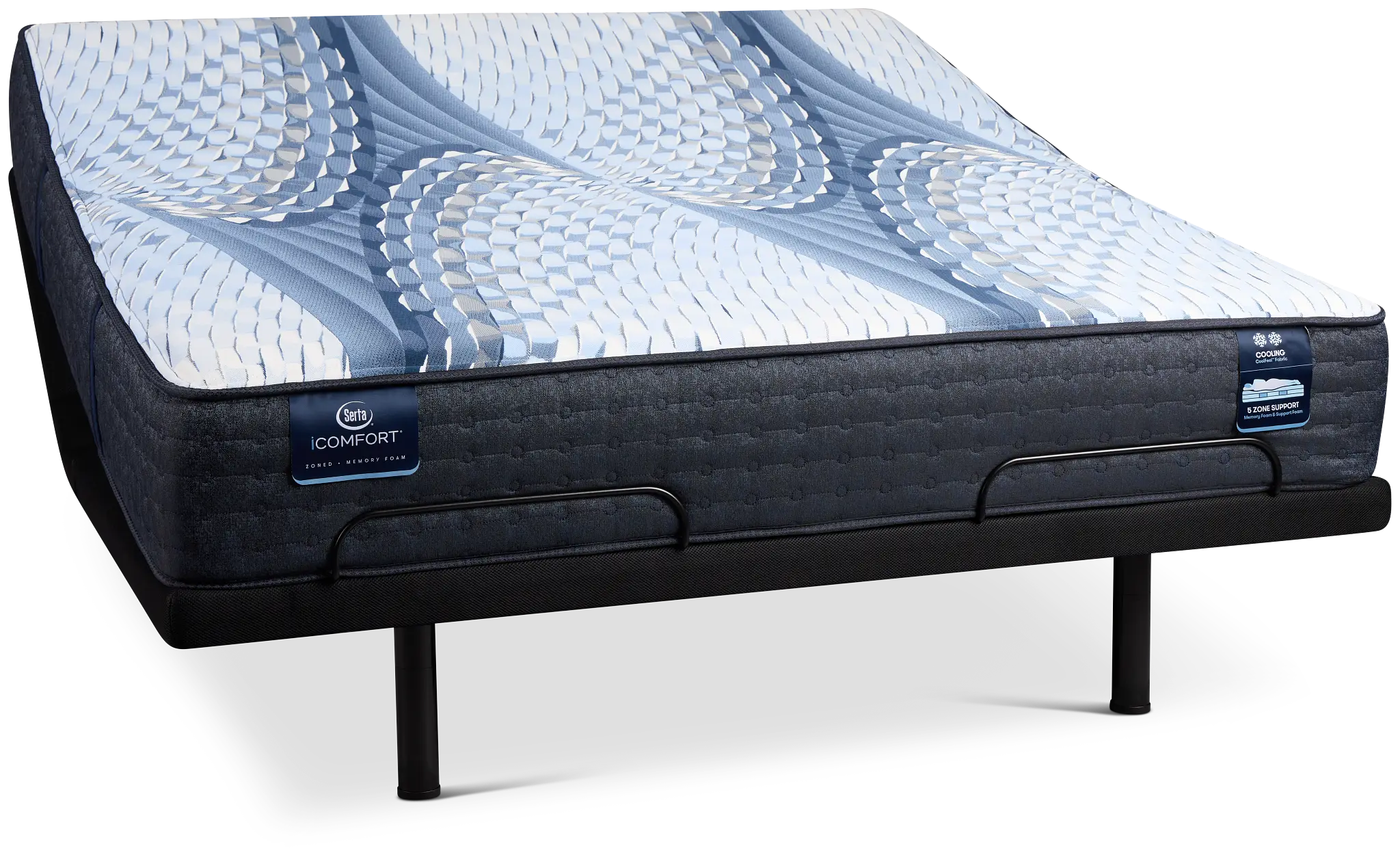 Serta Icomfort Iona Medium Plus Adjustable Mattress Set Serta Icomfort Iona Medium Plus Adjustable Mattress Set