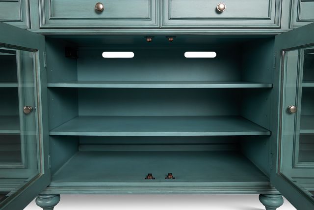 Savannah Teal Credenza