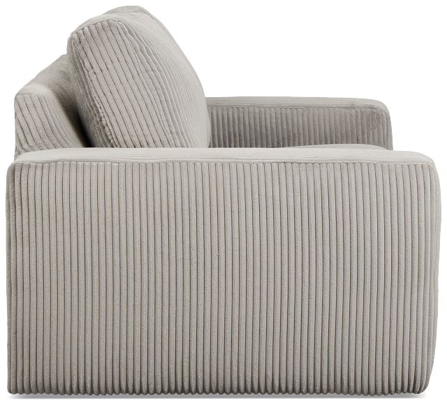 Charlie Gray Fabric Loveseat