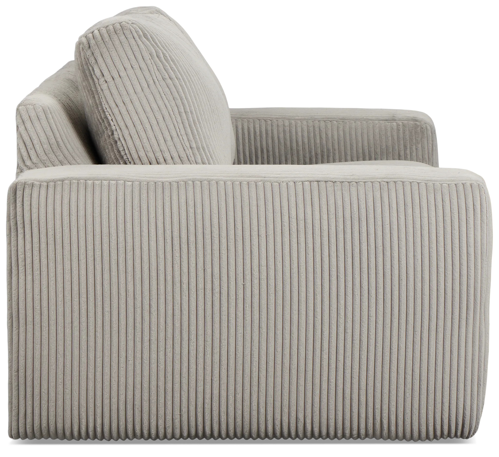 Charlie Gray Fabric Loveseat