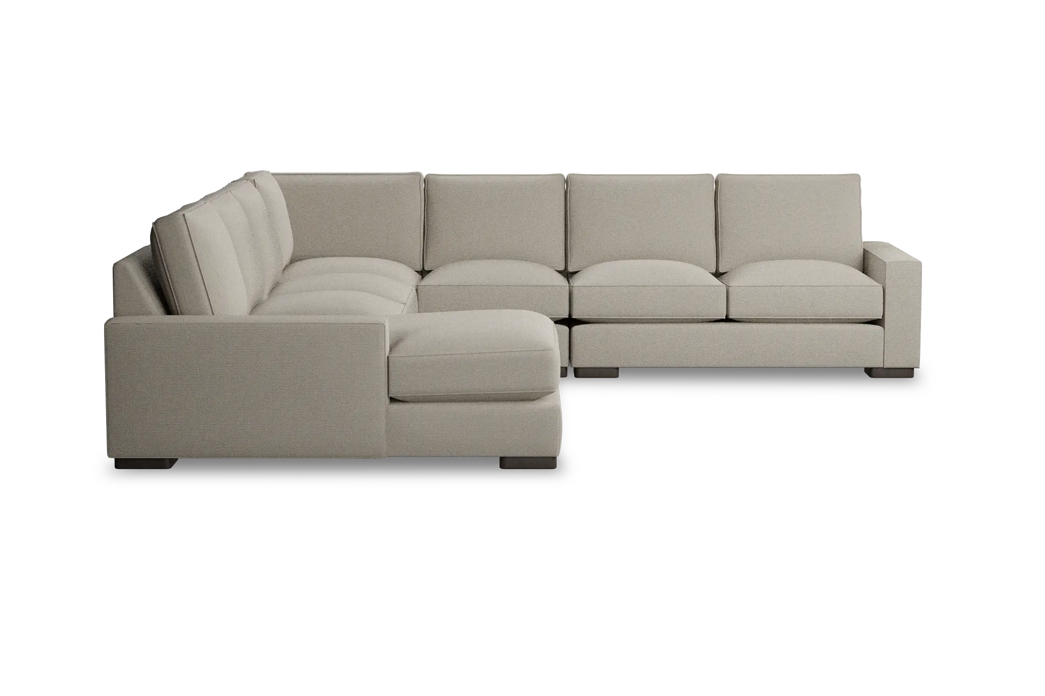 Edgewater Peyton Beige Large Left Chaise Sectional Edgewater Peyton Beige Large Left Chaise Sectional