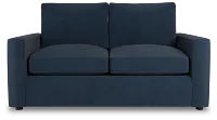 Siesta Revenue Dark Blue Fabric Loveseat