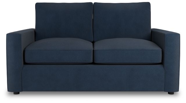 Siesta Revenue Dark Blue Fabric Loveseat