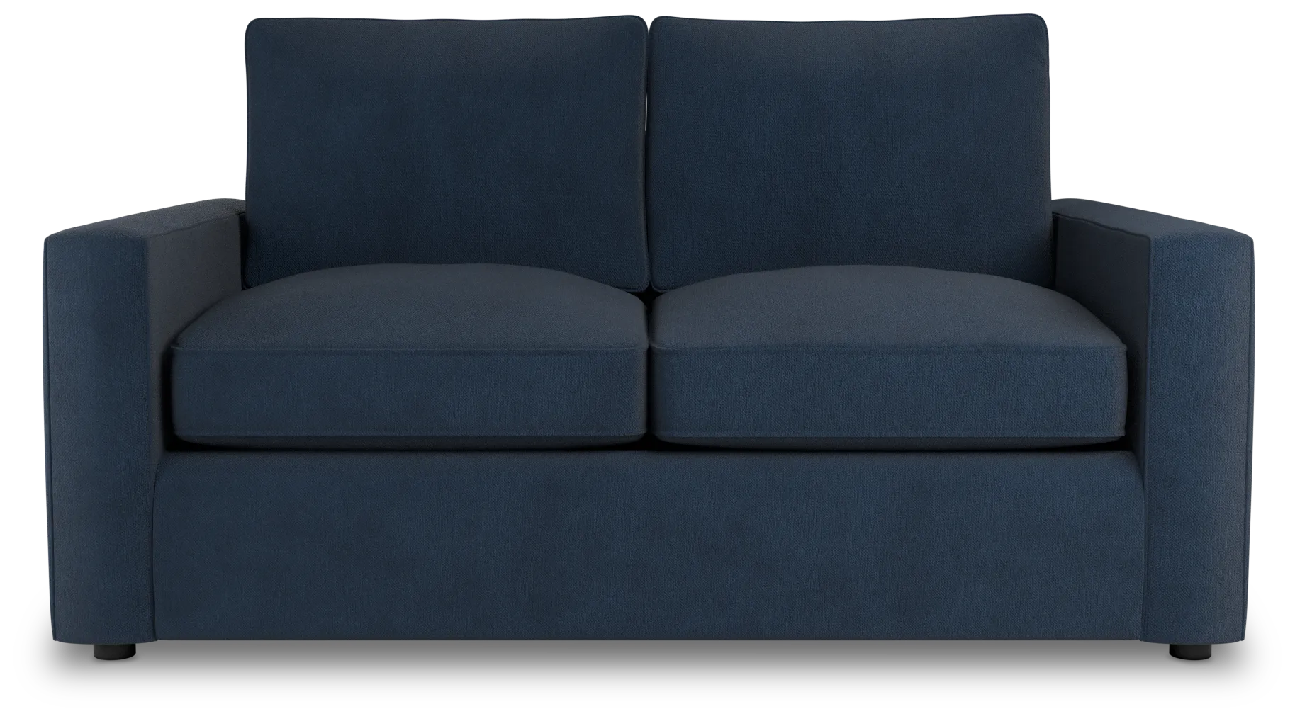 Siesta Revenue Dark Blue Fabric Loveseat