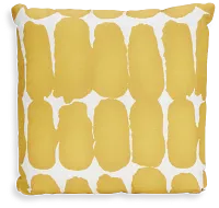 Shiba Dot Yellow 18" Indoor/outdoor Accent Pillow