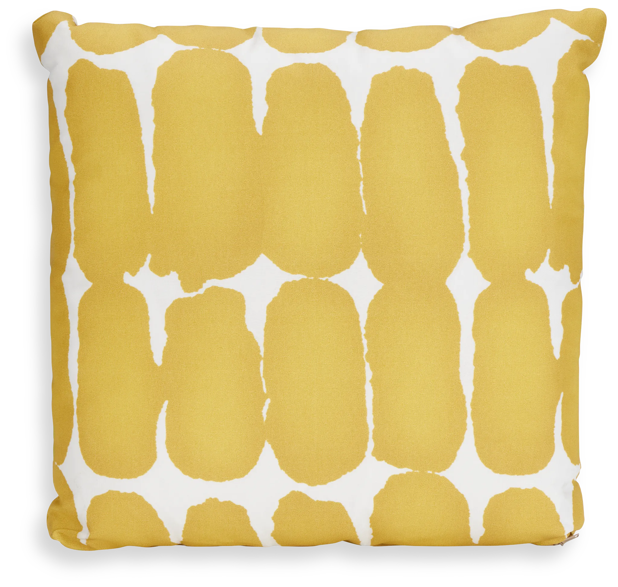 Shiba Dot Yellow 18" Indoor/outdoor Accent Pillow