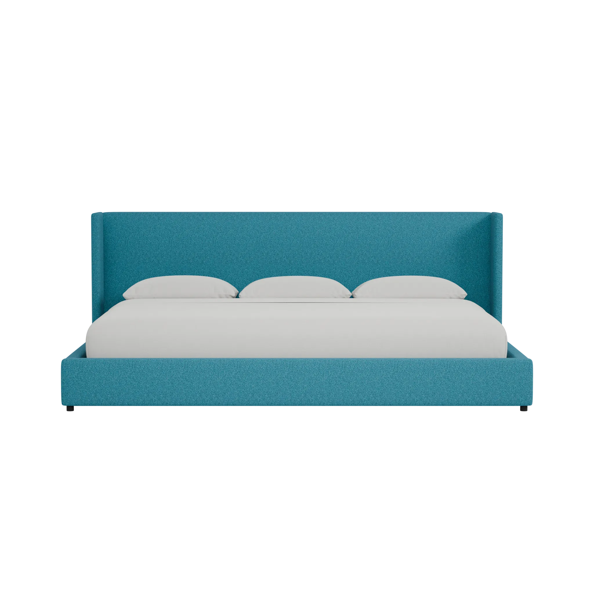 Captiva Elite Teal 48" Upholstered Shelter Bed