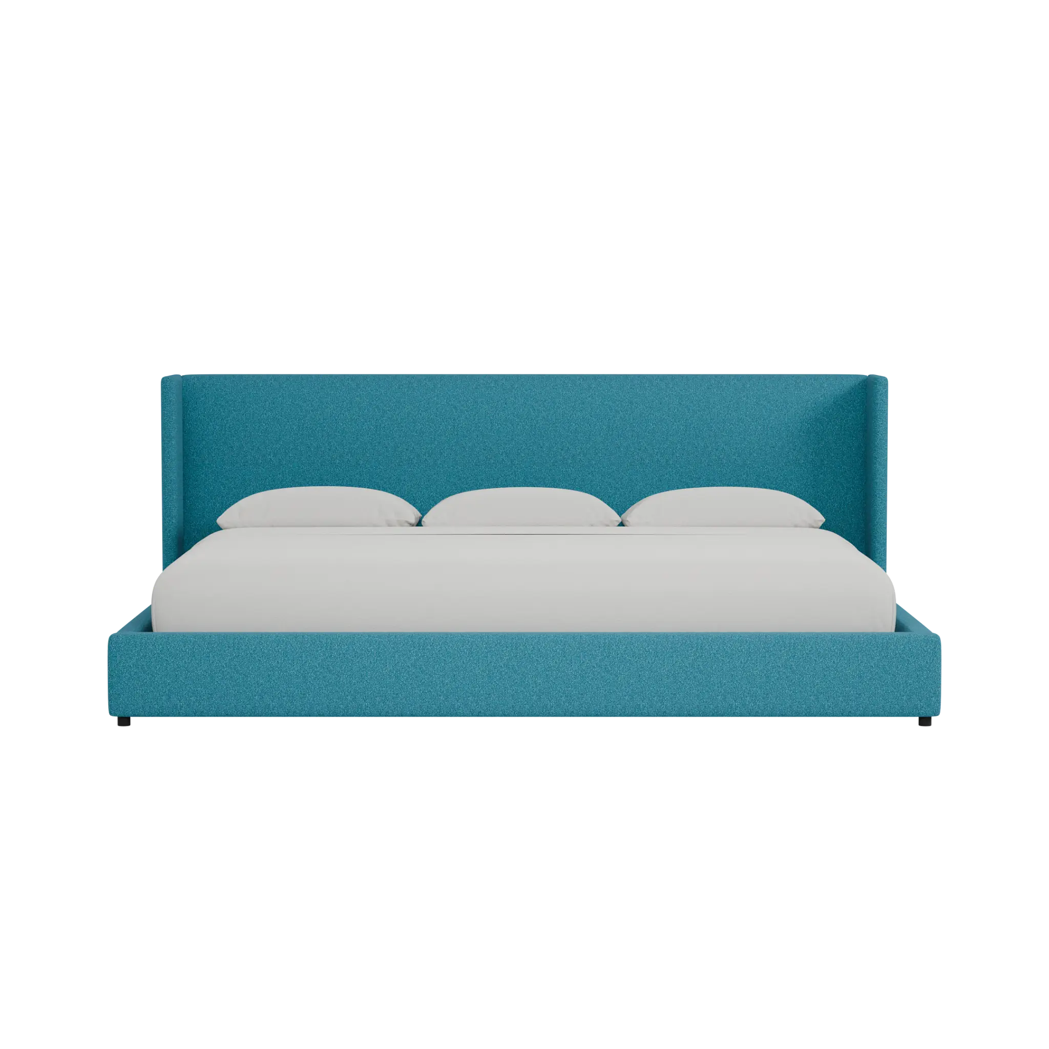 Captiva Elite Teal 48" Upholstered Shelter Bed Captiva Elite Teal 48" Upholstered Shelter Bed