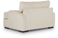 Alpha Beige Fabric Chair