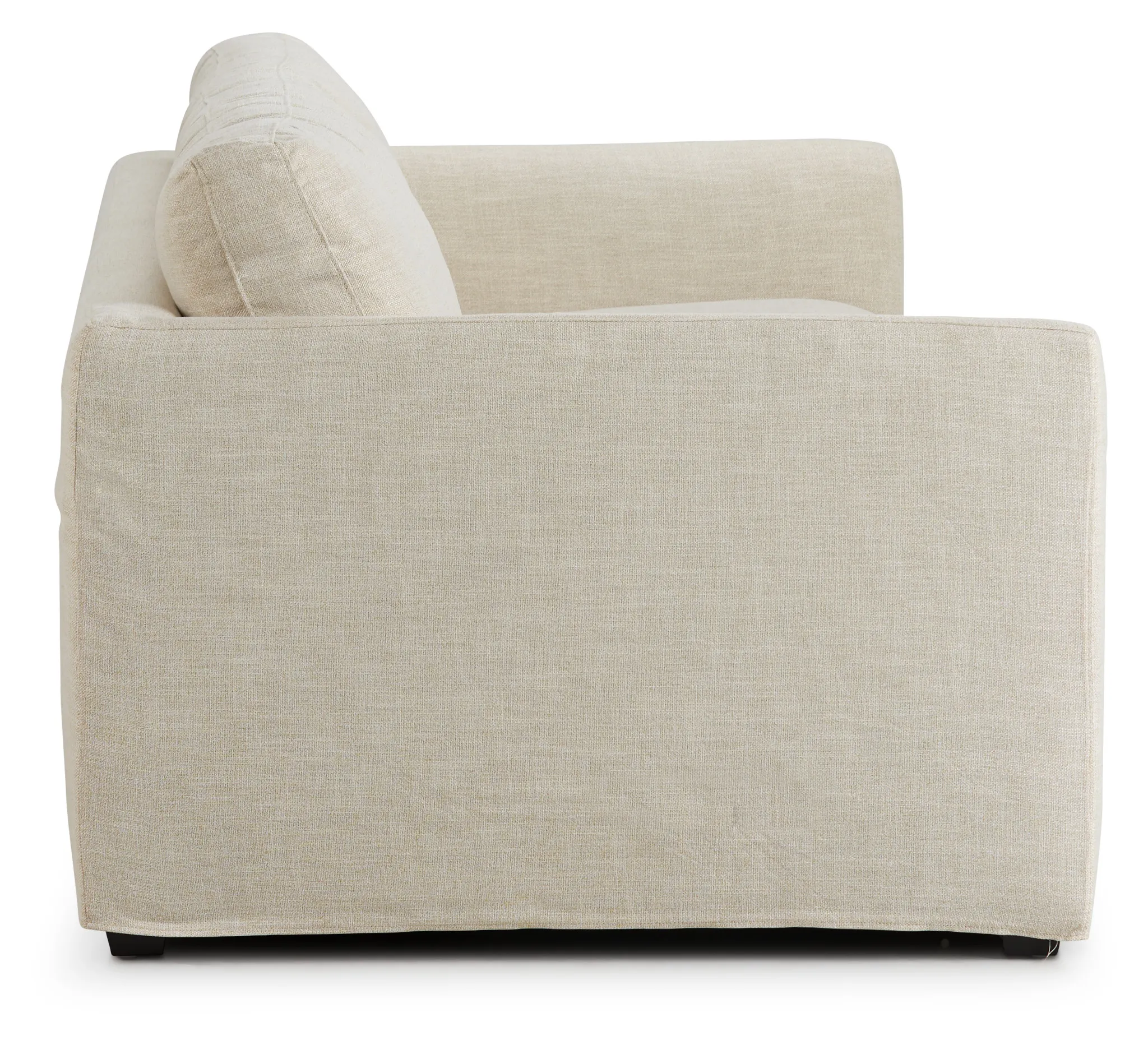 Willow 89" Light Beige Fabric Sofa