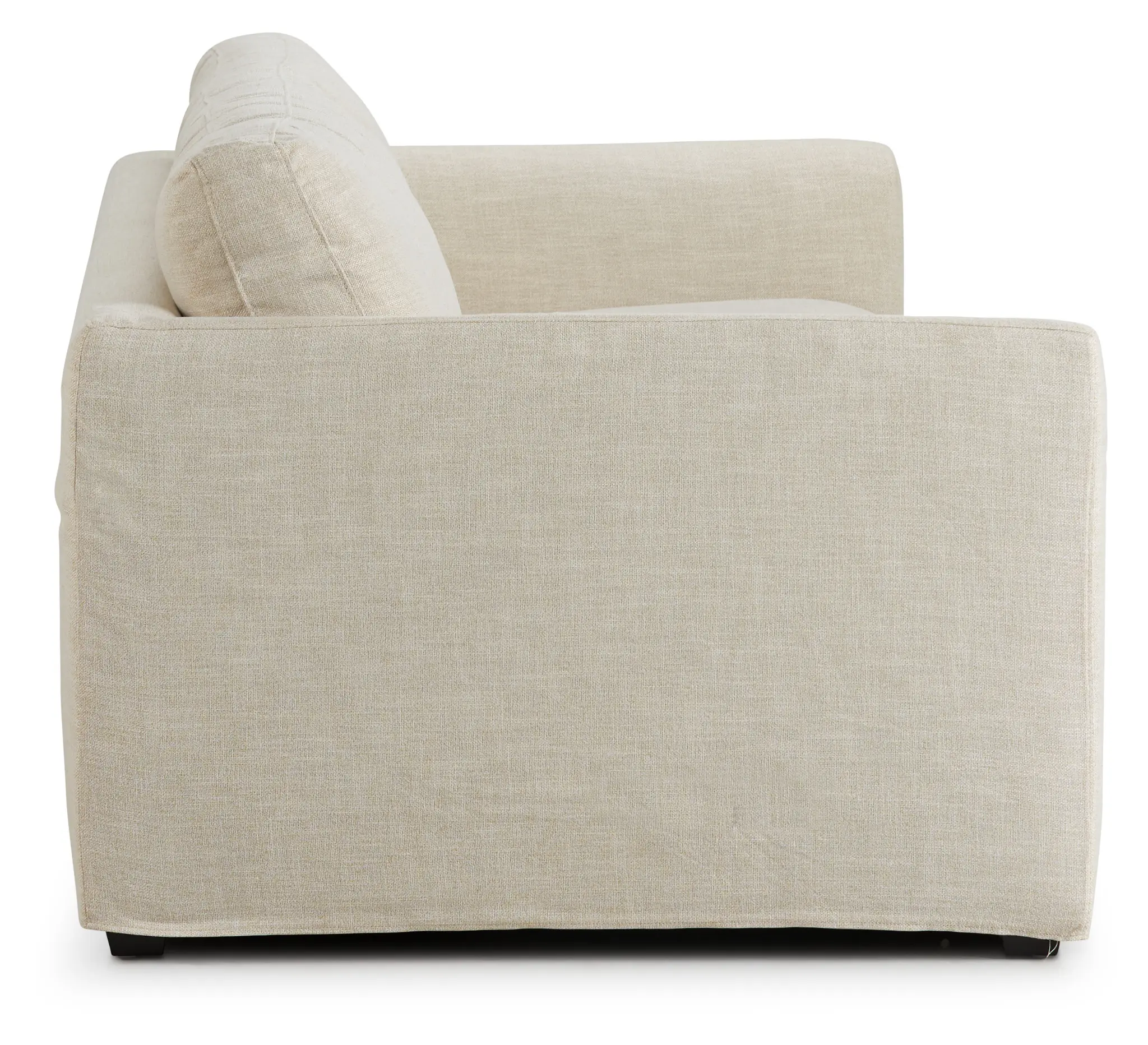 Willow 89" Light Beige Fabric Sofa Willow 89" Light Beige Fabric Sofa