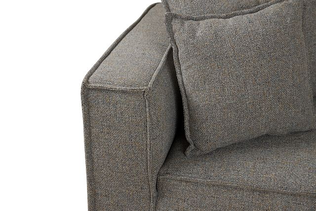 Tatum Gray Fabric 6-piece Modular Sectional